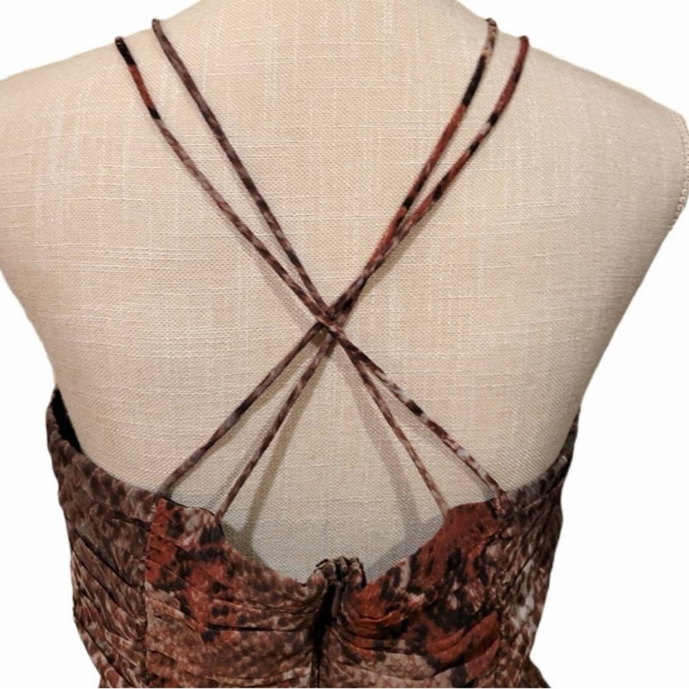 NWOT W118 by Walter Baker Daphine Dress Snake Print Red SZ XS - Picture 4 of 14